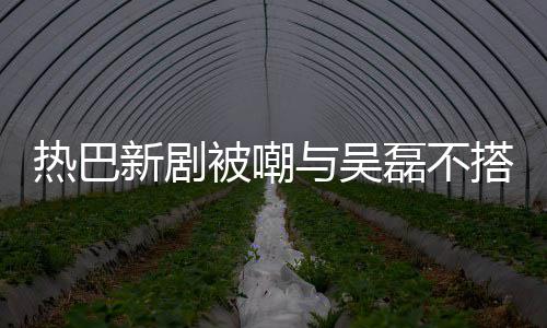 新剧搭 0多与吴磊不我被嘲本人才2回应热巴岁