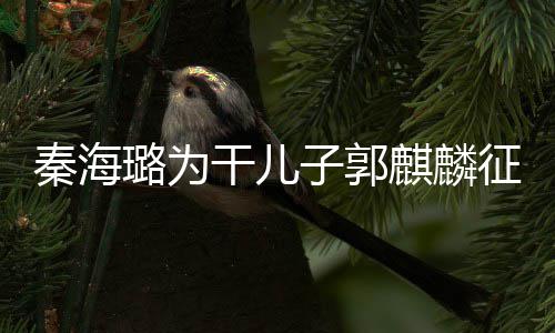 曝秦海麒麟其曾璐为恋爱谈过子郭征婚干儿3次