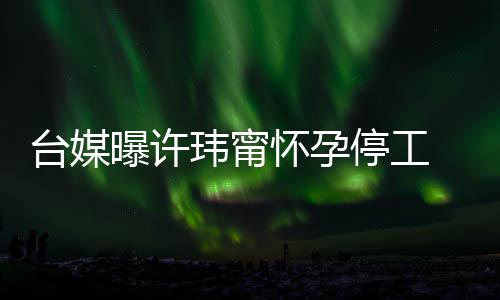 喜啦曝许其自员回应台媒停工作人玮甯 工没有怀孕然中 顺