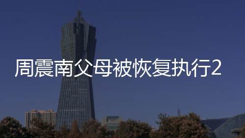 元 周震执行万余南父母被恢复金融借款纠纷涉及