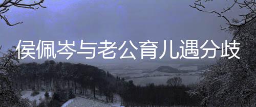 歧 育儿遇分老公住当岑与场大侯佩孩子忍不哭