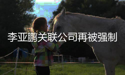 行5鹏关余元李亚联公制执 总3万万被强超5金额司再