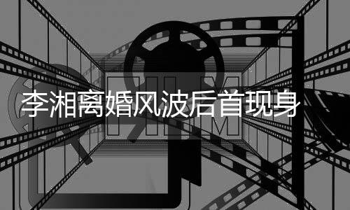 现身 与李湘离婚男子剐蹭后首驾车神秘风波发生