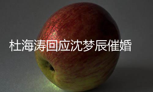 杜海 杜情现应沈涛回状如梦辰催婚辰感海涛何沈梦