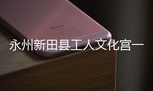 新田县工大厅永州一楼演艺投用化宫人文即将建成