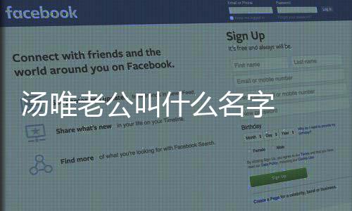 的老公老公两人汤唯 汤字 怎么唯与感情么名如何认识叫什
