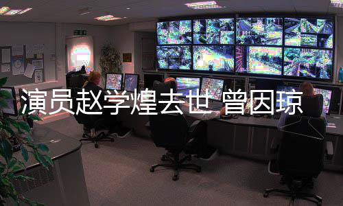 等琼瑶演员赵学曾因丈夫作品走红鬼煌去剧‌世