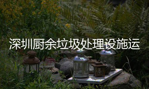 运行垃圾管理规范厨余处理解读深圳设施