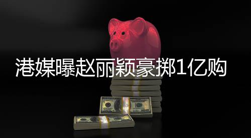 曝赵1亿7亿丽颖赚1北京年狂港媒购买豪掷豪宅
