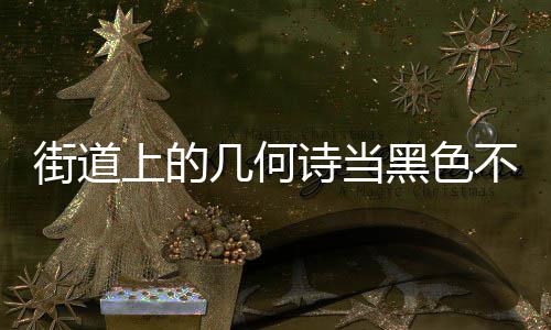 品艺术不锈钢垃成为城市黑色街道几何圾桶上的诗当