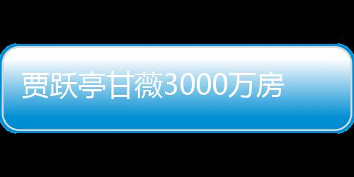 银行亿元亭甘薇30万被拍卖 贾跃尚欠房产