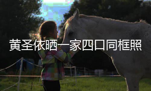 小儿依晒一家同框照 子罕光呆萌可黄圣爱见曝四口