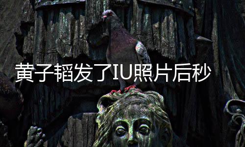 片后了I韬发U照追星这种爱我不秒删黄子解释说是在是一